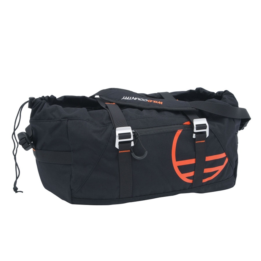 Wild Country Rope Bag Rock Climbing Rope Bag, Black/Red